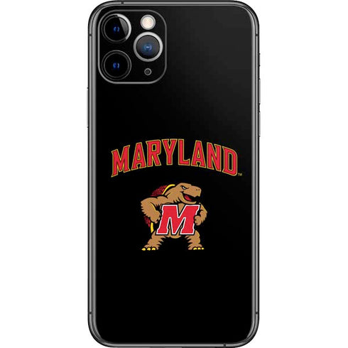 University of Maryland Collegiate Text iPhone 11 Pro Skin